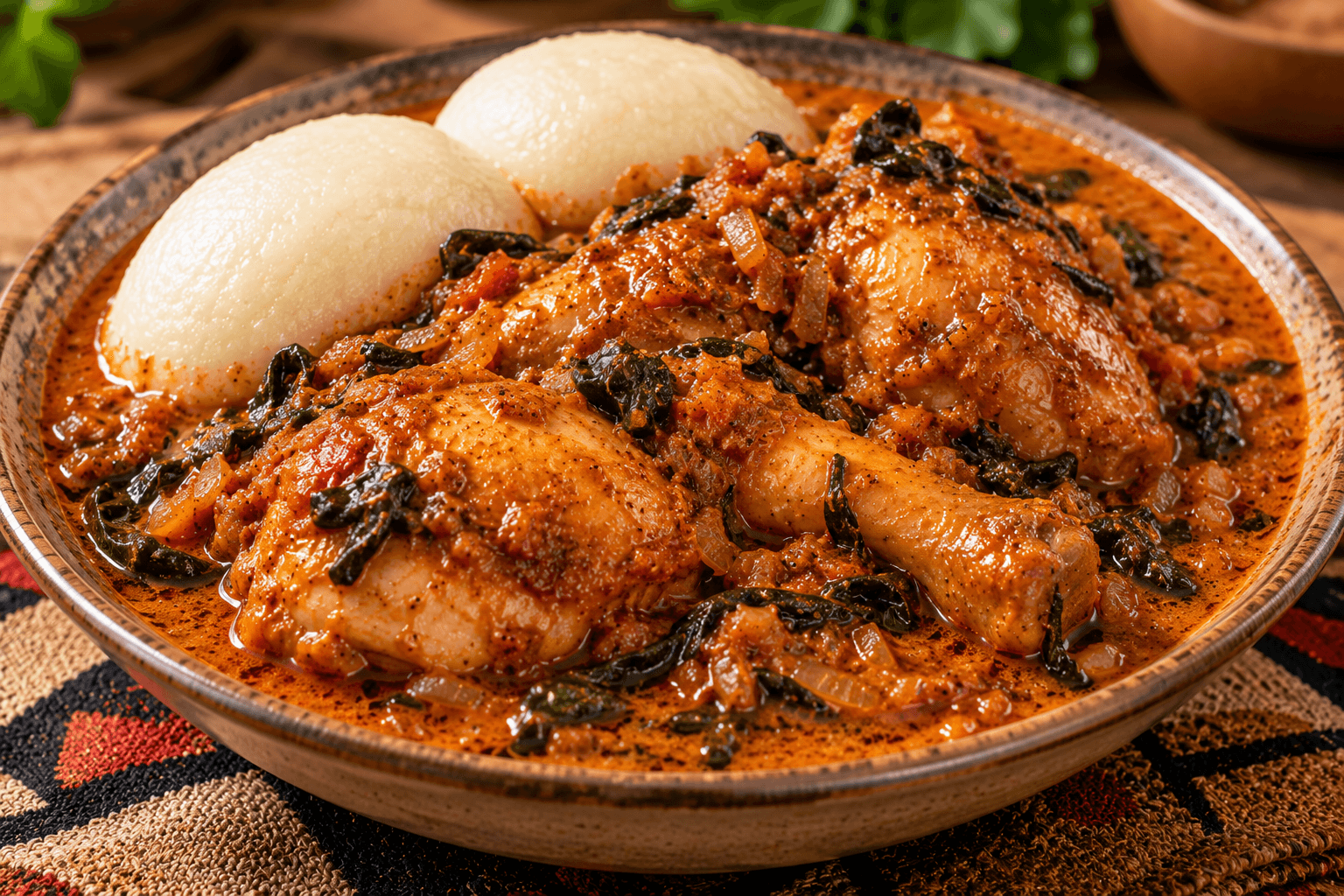 Poulet à la moambe
