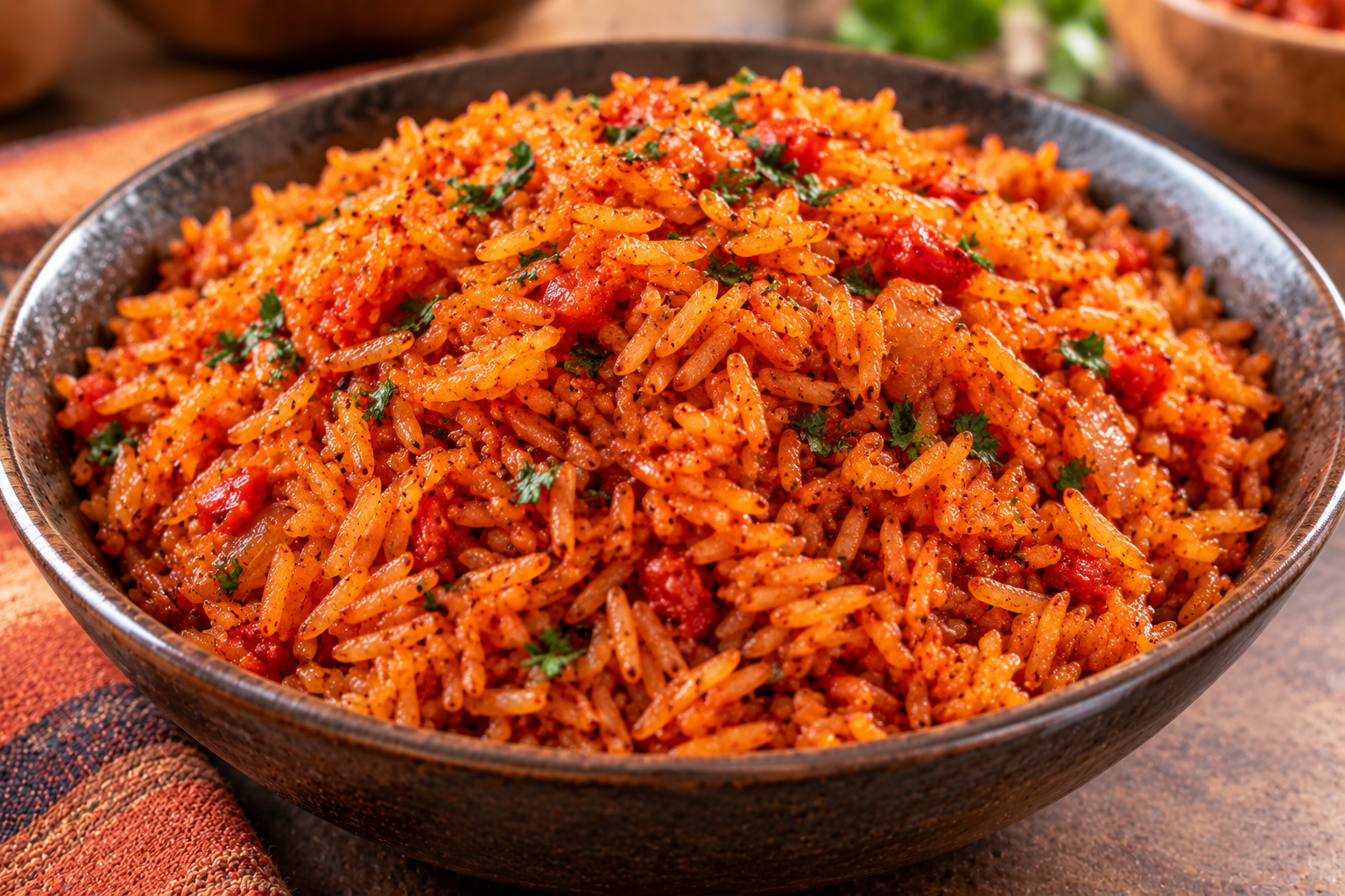 Jollof rice nigérian
